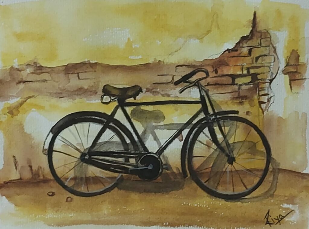 Wall decor watercolour painting-https://thecanvaswall.com/