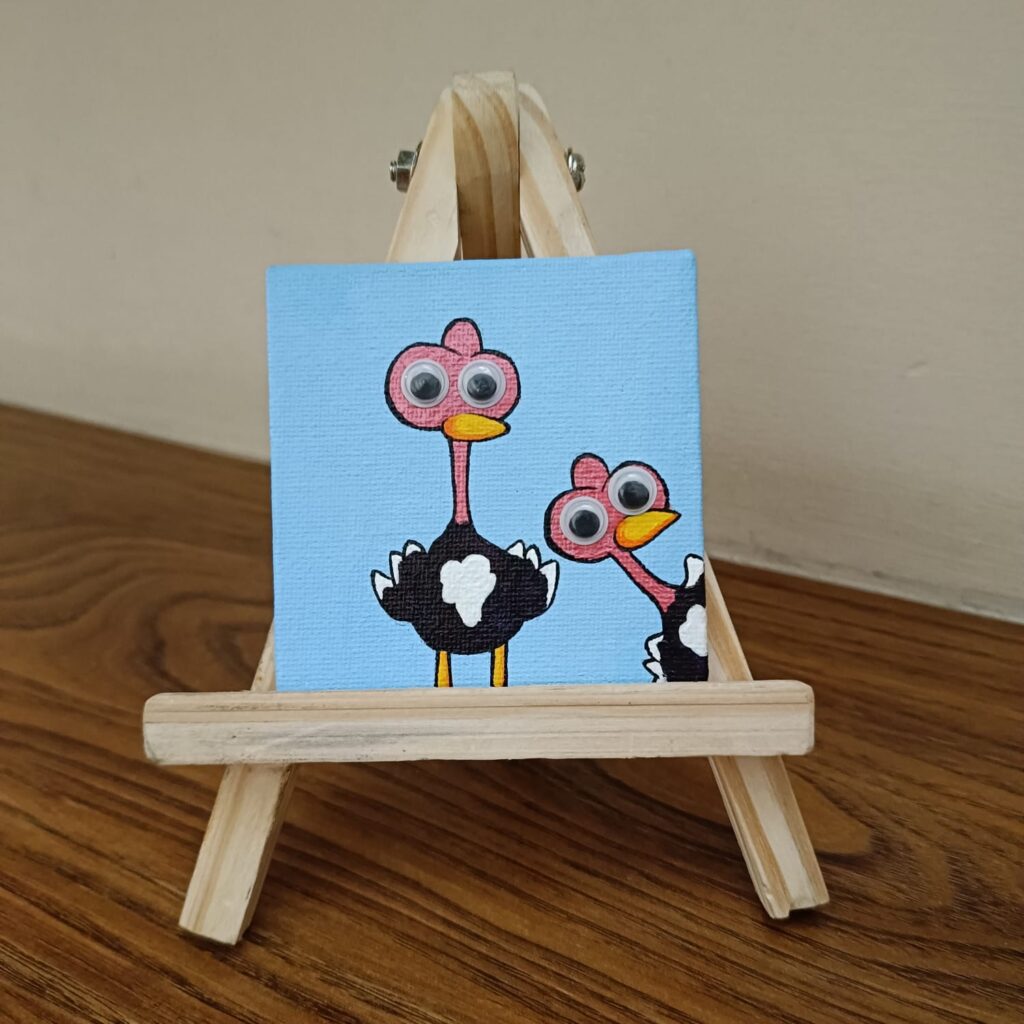 Gifting table decor painting-https://thecanvaswall.com/