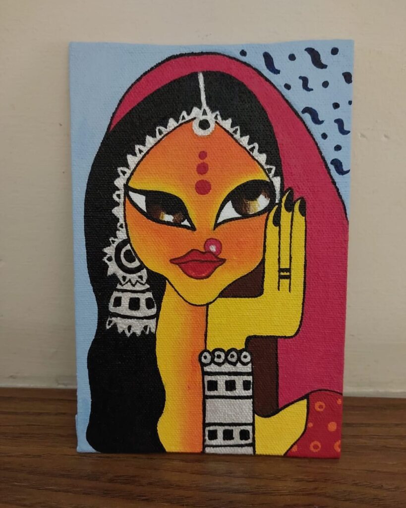 Gifting table/wall decor painting-https://thecanvaswall.com/