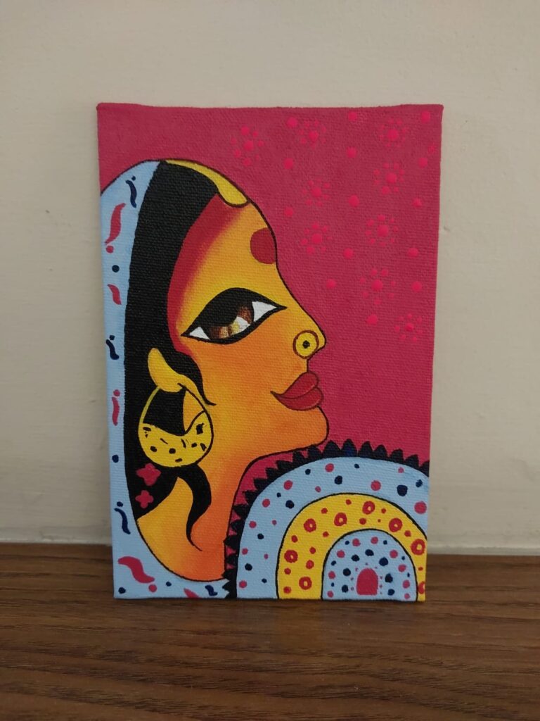 Gifting table/wall decor painting-https://thecanvaswall.com/