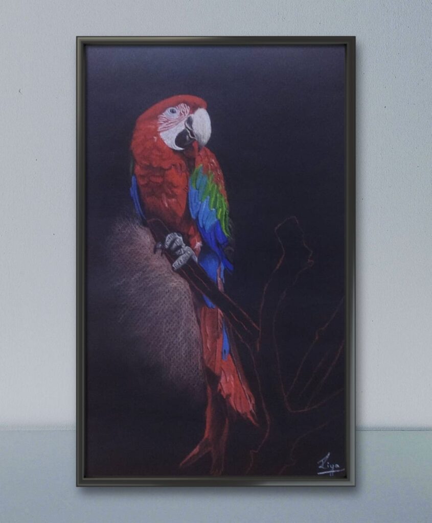 Hyper-realistic soft pastels wall decor painting-https://thecanvaswall.com/